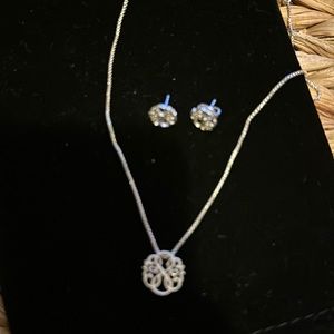 Alex & Ani necklace & earring set